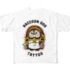 RaccoonDogTattooのラクーンドック フルグラフィックTシャツ