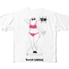 クマ・サピエンスのKUMA SAPIENS All-Over Print T-Shirt