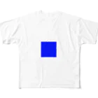 yjのお店の一部blue All-Over Print T-Shirt