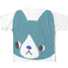 保護猫もいねこのどデカくれよん猫 1 All-Over Print T-Shirt