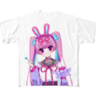 amiの🐰 フルグラフィックTシャツ