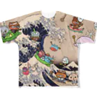 ３２６（なかむらみつる）の浮世いえーい All-Over Print T-Shirt