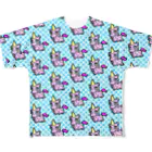 PICOPICOの甘獣ユニん子　ピンク All-Over Print T-Shirt