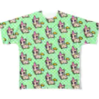 PICOPICOの甘獣ユニん子　イエロー All-Over Print T-Shirt