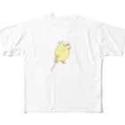 小鳥のほっぺののびーんピヨちゃん フルグラフィックTシャツ