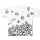 づの麦坂さんがいっぱい All-Over Print T-Shirt