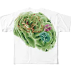 kobayasiraitaのamnesia (BRAINS UP) フルグラフィックTシャツ