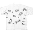 かえるはるきのこ（RURUKO)のバンパイヤクラブかわいい All-Over Print T-Shirt