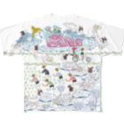 Shigenosukeのシナカル #田んぼで散歩 All-Over Print T-Shirt