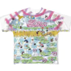 Shigenosukeのシナカル #田んぼで散歩 All-Over Print T-Shirt