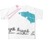 __0xyのarabinya フルグラフィックTシャツ