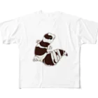 金魚大好き悠tubeのネットショップのニシアフホワイトアウトオレオ All-Over Print T-Shirt