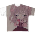 風見どりの地雷系うさちゃん All-Over Print T-Shirt