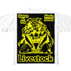 MusicJunkyのqueen&pig All-Over Print T-Shirt