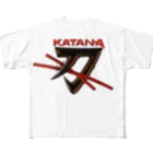 タカムラサキキリンのGSX_KATANAカタナ刀 All-Over Print T-Shirt