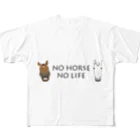 SHOP HAPPY HORSES（馬グッズ）のスピプーロゴ フルグラフィックTシャツ