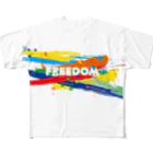 YükaCh!ka(ユカチカ)のFreedom フルグラフィックTシャツ