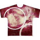 YükaCh!ka(ユカチカ)の宇宙-3 フルグラフィックTシャツ