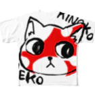 ののきのこ＊のKINOKO NEKO フルグラフィックTシャツ