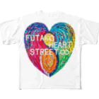 nissyheartのフタコハートストリート８ フルグラフィックTシャツ