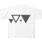 YükaCh!ka(ユカチカ)のサンカク−3 All-Over Print T-Shirt
