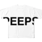 TOKYO LOGOSHOP 東京ロゴショップのPEEPS-ピープス- All-Over Print T-Shirt