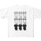 もけいぬ商店のイロイロネムイ君9 All-Over Print T-Shirt