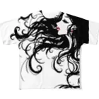 Miyuki_Sakagamiのsexy girl(ぷちモノクロ) All-Over Print T-Shirt