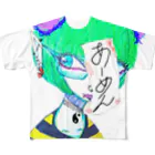  水 本 ¿ ? の宇虫人 All-Over Print T-Shirt