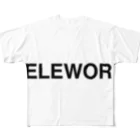 TOKYO LOGOSHOP 東京ロゴショップのTELEWORK-テレワーク- All-Over Print T-Shirt