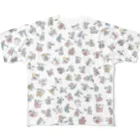 aNone sOnoneのやさしい着物仲間（白色） All-Over Print T-Shirt