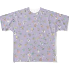 aNone sOnoneのやさしい着物仲間（藤色） All-Over Print T-Shirt