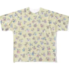 aNone sOnoneのやさしい着物仲間（蒸栗色） All-Over Print T-Shirt