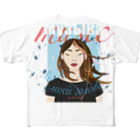 Diana's FunShopのEuphoria Girl Black フルグラフィックTシャツ