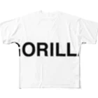 TOKYO LOGOSHOP 東京ロゴショップのGORILLA-ゴリラ- All-Over Print T-Shirt