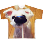 akaneRの犬 フルグラフィックTシャツ