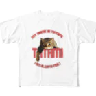 番頭猫タタミのお店のタタミフルグラフィックTシャツ All-Over Print T-Shirt