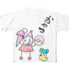 Icco-shopのIcco信者とピヨ子の日常【おやつ】 フルグラフィックTシャツ