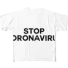 TOKYO LOGOSHOP 東京ロゴショップのSTOP CORONAVIRUS-ストップ コロナウイルス- All-Over Print T-Shirt