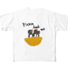 Coi_Galleryのツバメ「養って」 フルグラフィックTシャツ