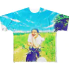 トミー富岡 『Ju!chu!SaySun』のBLUESKY(tommytomioka) All-Over Print T-Shirt