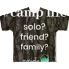 namiotoの#camplife × morioto フルグラフィックTシャツ