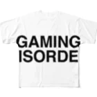 TOKYO LOGOSHOP 東京ロゴショップのGAMING DISORDER-ゲーミングディスオーダー- All-Over Print T-Shirt