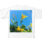 Tamzooの晴天の花 フルグラフィックTシャツ