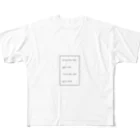 cardboardartzのBob 格言 All-Over Print T-Shirt