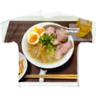 sina°ｺﾚ♪の鶏白湯ラーメン フルグラフィックTシャツ