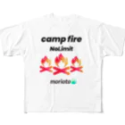 namiotoのcampfire × morioto フルグラフィックTシャツ