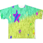 Starの海と星 フルグラフィックTシャツ