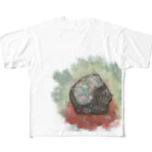 ぞうのおしりやさんのサルンバが登ってる All-Over Print T-Shirt