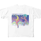 TSUKIKOU SHOP の月夜のバニーちゃん All-Over Print T-Shirt